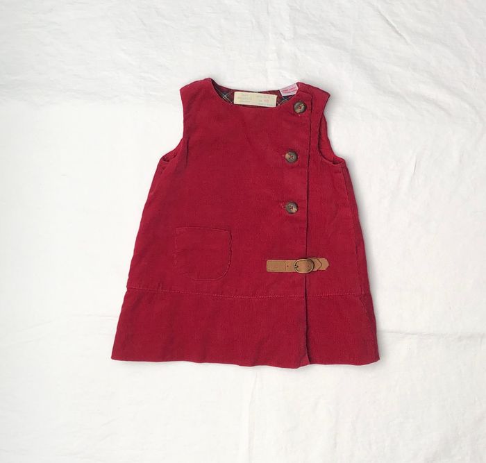 Robe en velours Zara 3-6 mois