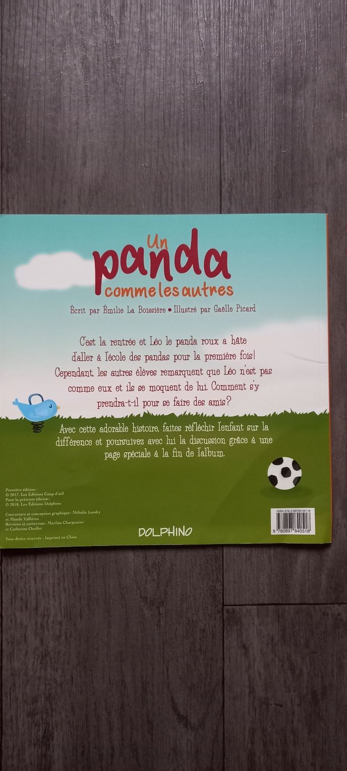 Livre Un panda comme les autres - photo numéro 2