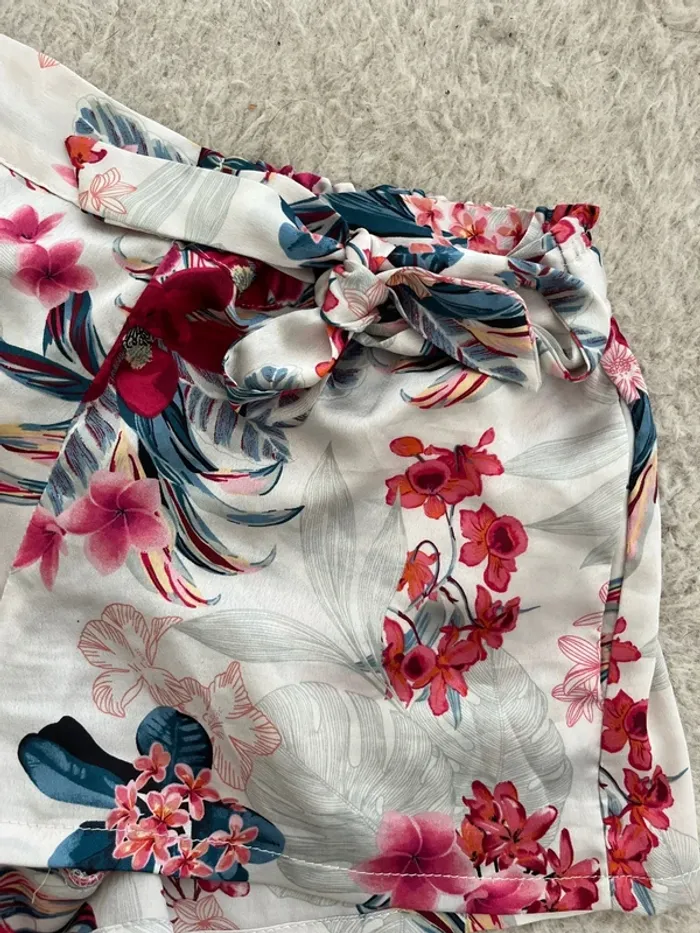 Short de nuit à fleurs - photo numéro 2