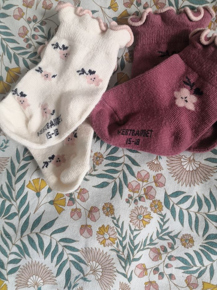 2 paires de chaussettes 15/18 - photo numéro 2