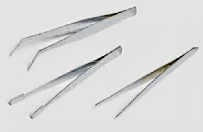 🔧 Lot de 3 Pinces de Précision – Fer – Haute Exactitude | Électronique, Modélisme, Réparation, Bricolage - photo numéro 2