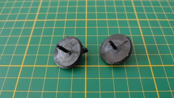 Axe de roue avant pièce détachée miniature Burago Bburago Alfa Romeo 2300 Monza 1934 1/18 1/18e 1/18