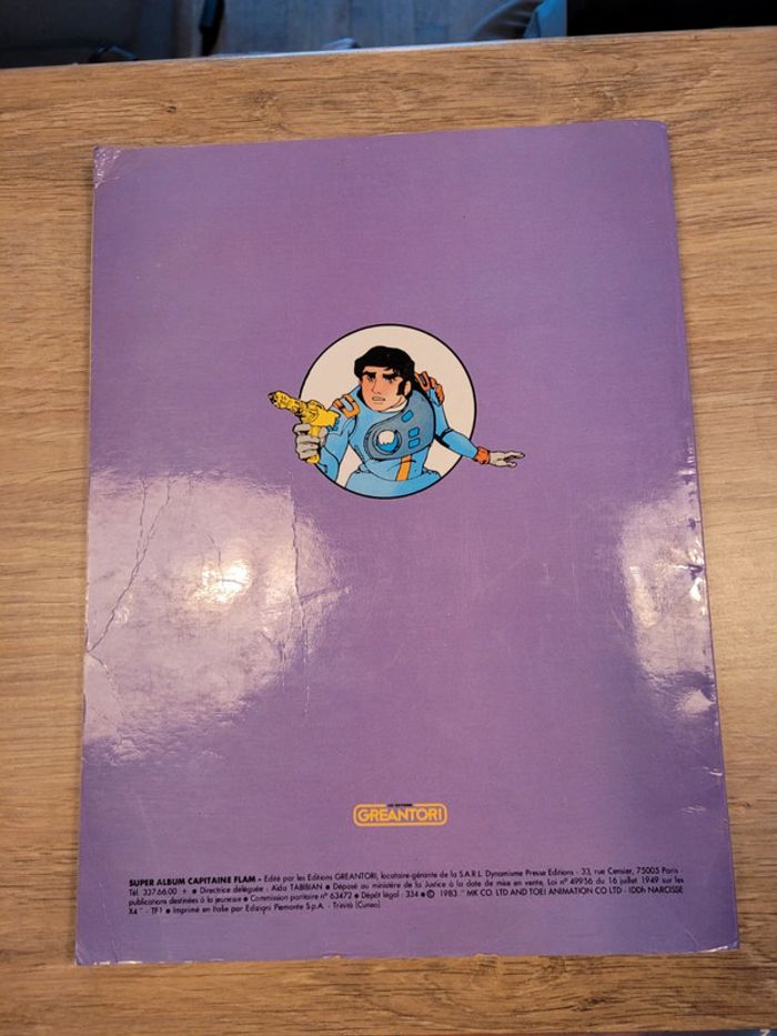 Vends bd vintage capitain flamme no 2 1983 - photo numéro 2