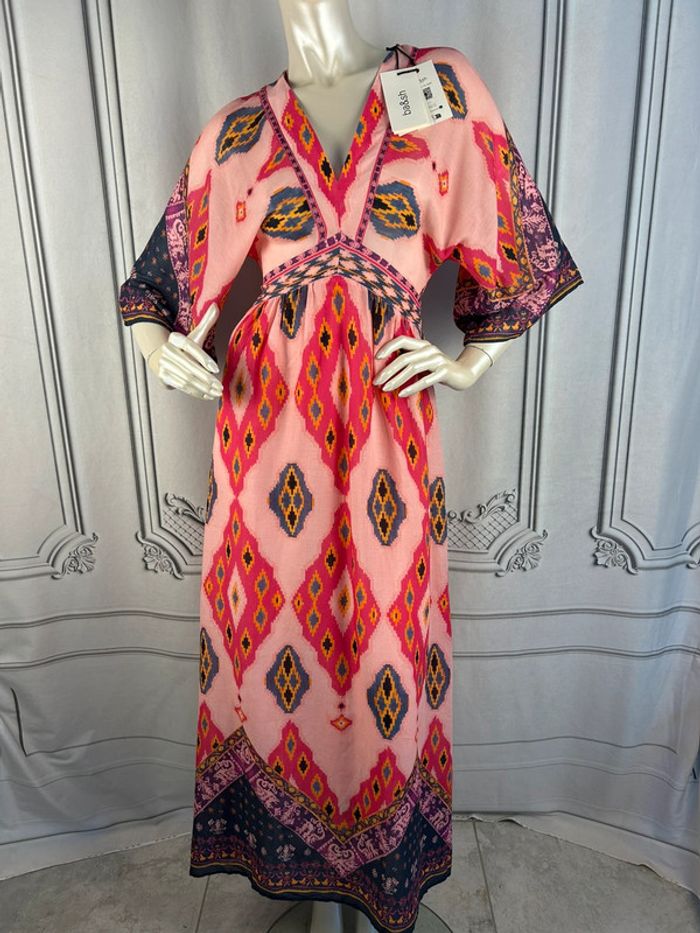 Robe longue rose Ba&sh T0 / XS neuve