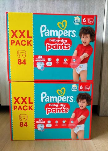 Lot couches pampers baby dry pants taille 6