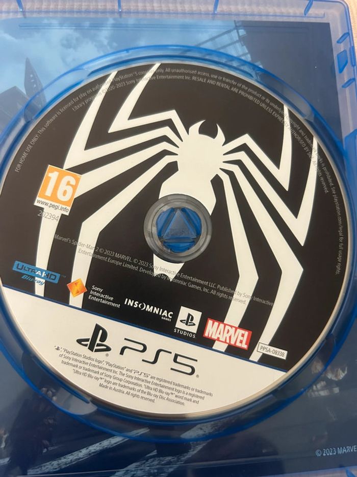 Spider-Man PS5 – Jaquette IT, version française incluse – Très bon état - photo numéro 2