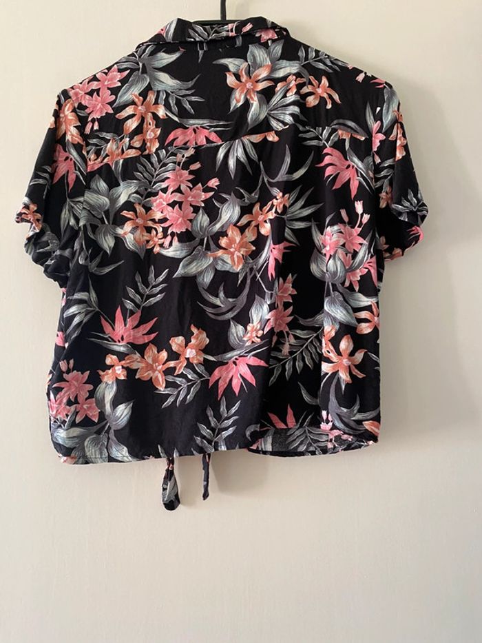 Blouse fleurie à nouer H&M Taille 38 - photo numéro 2