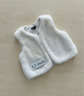 Gilet sans manche Kiabi fille 12 mois 73-76 cm
