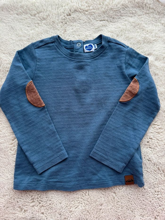 👕 pull légé - mot d’enfants - taille 36 mois - bébé garçon très bon état