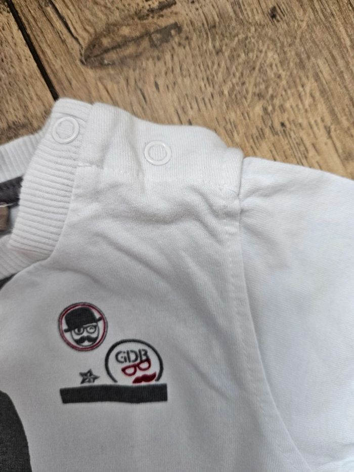 T.shirt manches longues blanc Grain de blé 18 mois - photo numéro 3