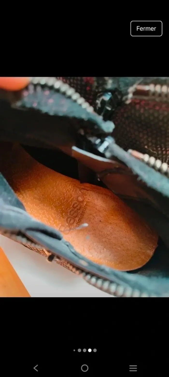 Bottines femme de marque Besson en cuir pointure 37 - photo numéro 8