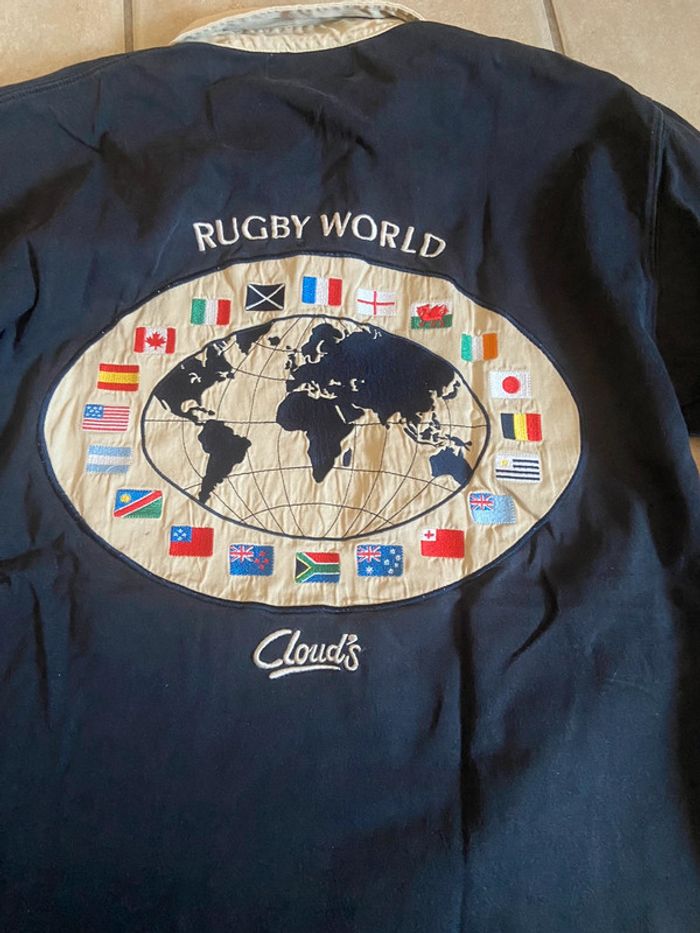 Polo manches longues, taille L , rugby world - photo numéro 5