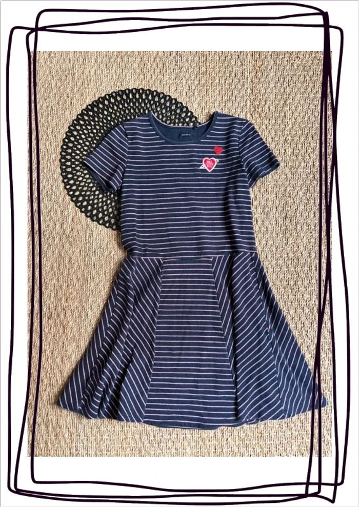 Robe rayé ikks patineuse