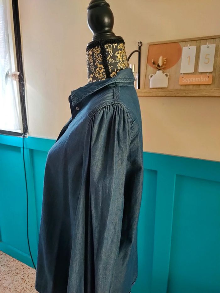 Chemise légère Only bleu brut - photo numéro 4