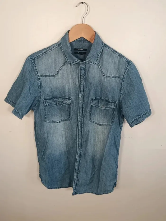 C26 chemise bleu kiabi S