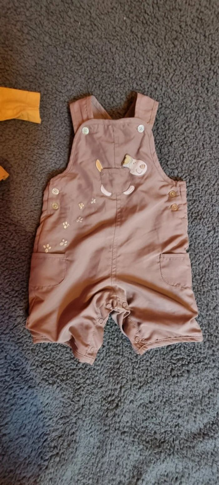 Ensemble salopette et Tee-shirt 3 mois - photo numéro 3