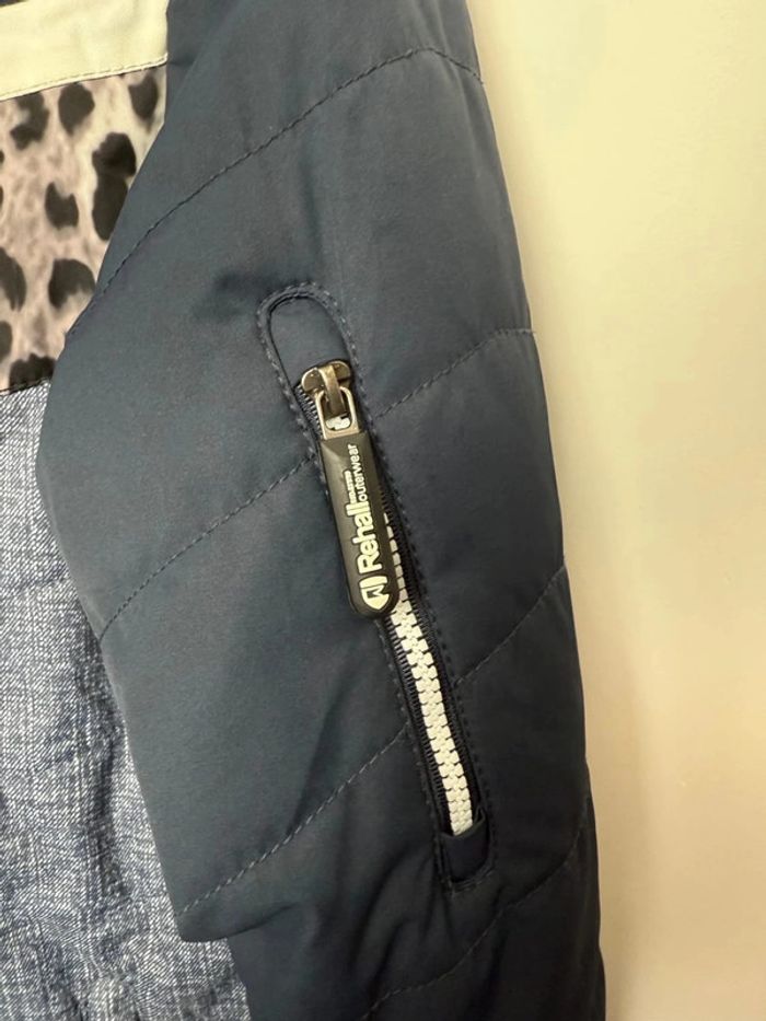 Veste Rehall et ski bleue et léopard comme neuve taille S - photo numéro 12