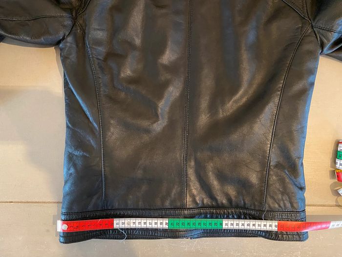 Blouson Redskins en cuir noir taille S - photo numéro 13