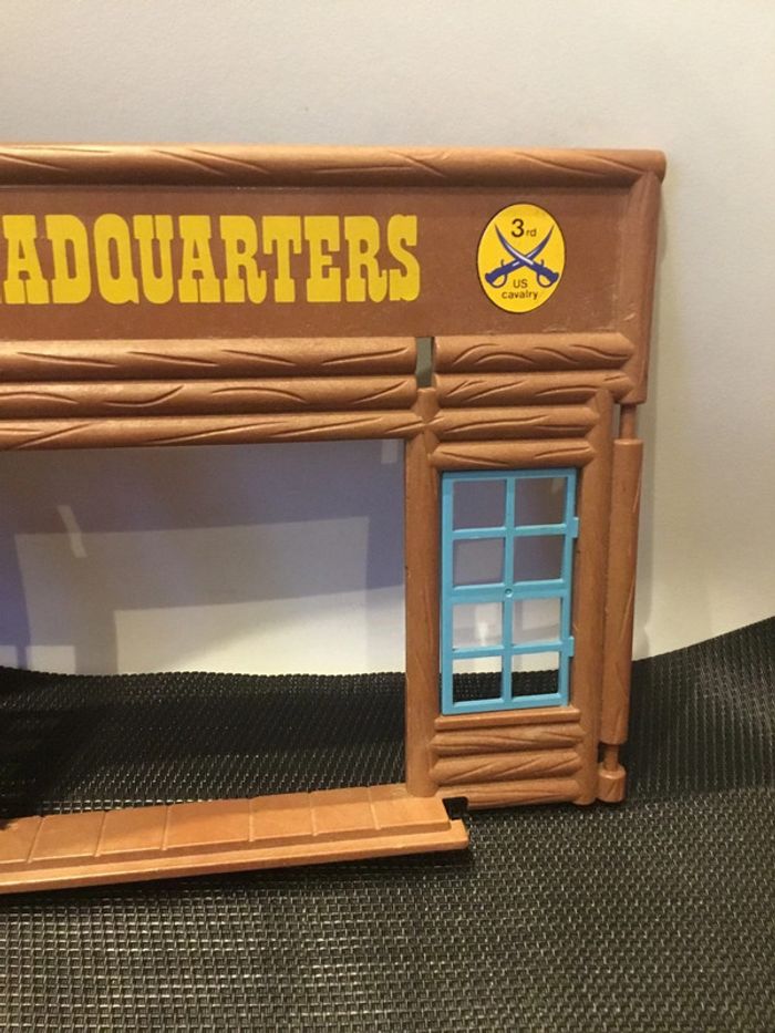 Playmobil façade quartier général fort Bravo pièces détachées western - photo numéro 7