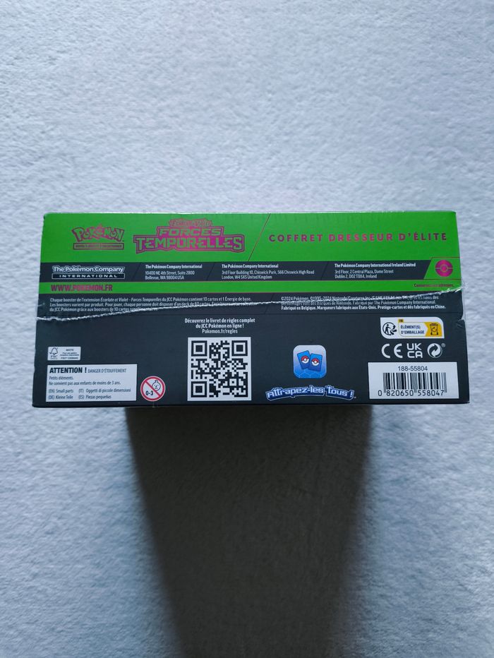 Coffret Dresseur d'élite EV5.0 - Forces Temporelles - Vert-de-Fer - photo numéro 4