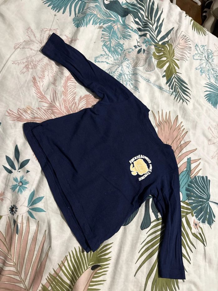 T shirt manches longues lefties 6-9 mois