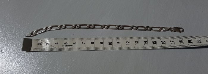 Bracelet argent mailles plates - photo numéro 2