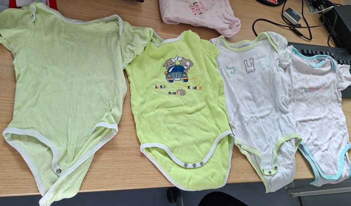 Lot 4 bodys manches courtes 24 mois - photo numéro 2