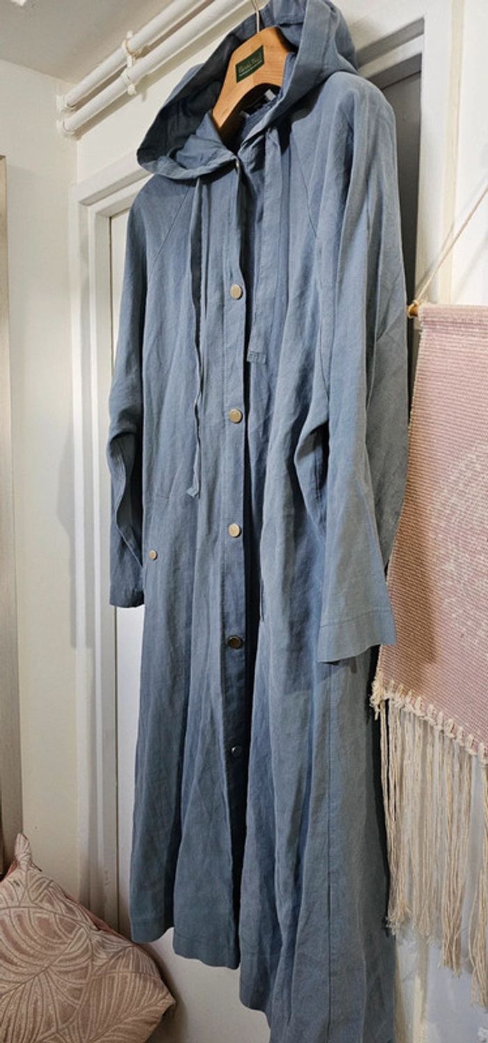 Veste longue Gilet long Blazer effet Lin KOLL Taille 40/42 - photo numéro 4