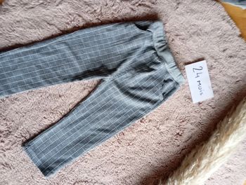 Pantalon a carreaux 24 mois