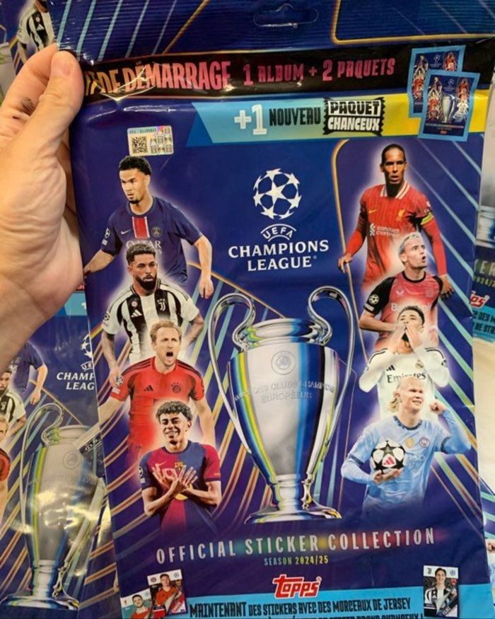 Kit Panini stickers Foot Champions League 2024/2025 ⚽️ neuf scellé - photo numéro 10