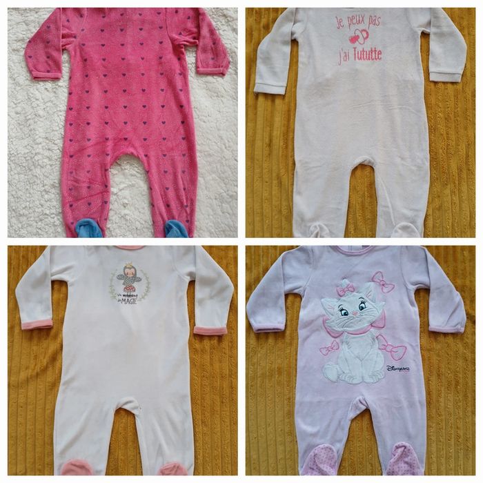 Lot de 4 pyjamas une pièce taille 18 mois