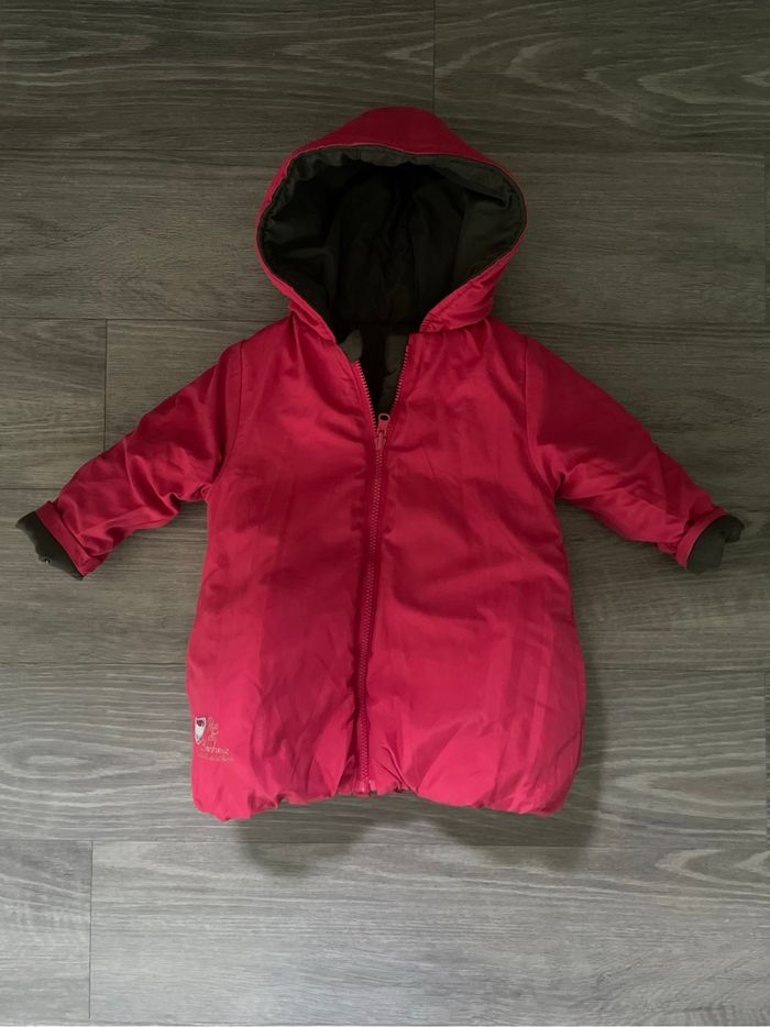 Doudoune réversible bébé fille - photo numéro 4