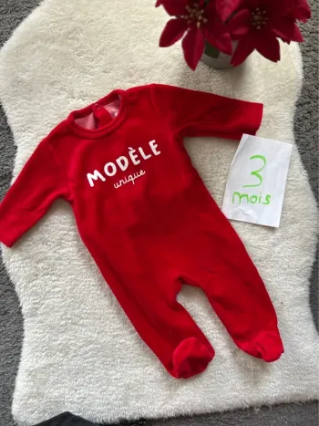 Pyjama ~ mes petits cailloux ~ 3 mois