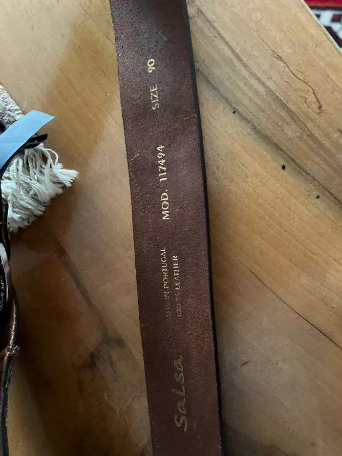 Ceinture cuir Salsa - photo numéro 4