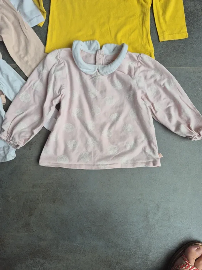 Lot de hauts manches longues 18 mois fille - photo numéro 2