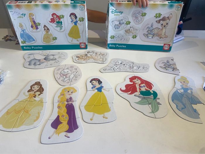 Lot de deux boites de puzzle