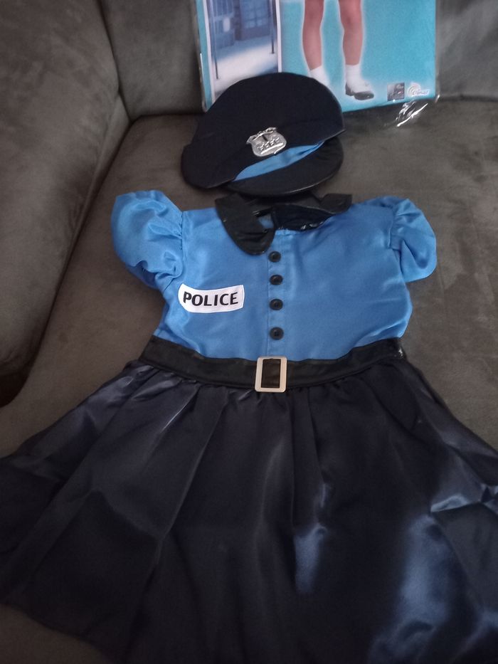 Deguisement fille police 3/5 ans cesar