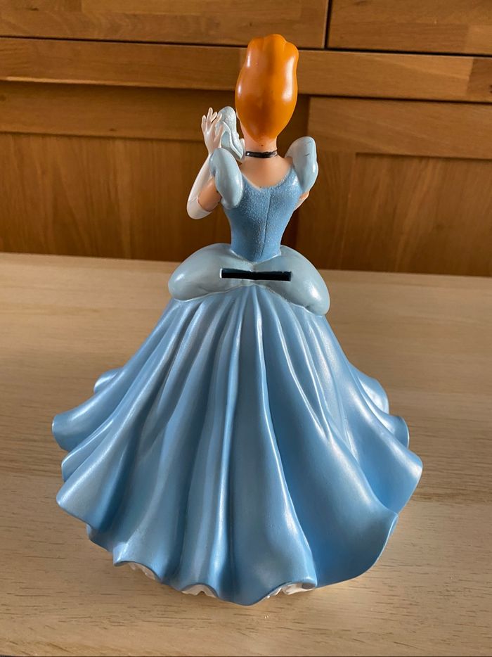 Tirelire plastique Disney princesse cendrillon cinderella Disneyland Paris bank money - photo numéro 4