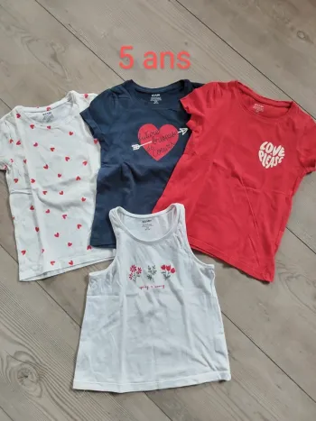 Lot t-shirt 5 ans