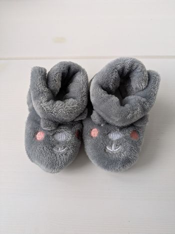 Chausson bébé fourrure