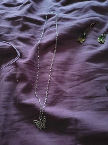 Collier papillon et bague étoile