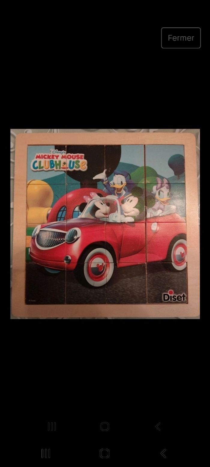Puzzle mickey mouse club house disney