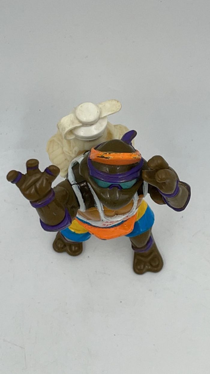 Figurine Tortue Ninja TMNT Spike’n Volley Don Playmates Toys 1992 - photo numéro 7