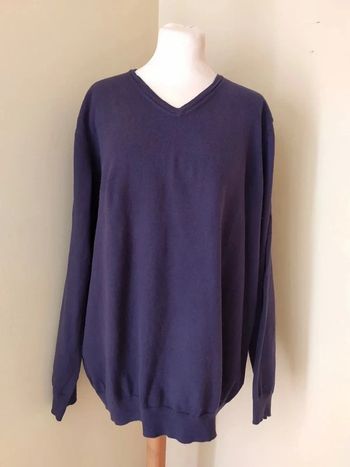 Pull homme coton/cachemire XXL