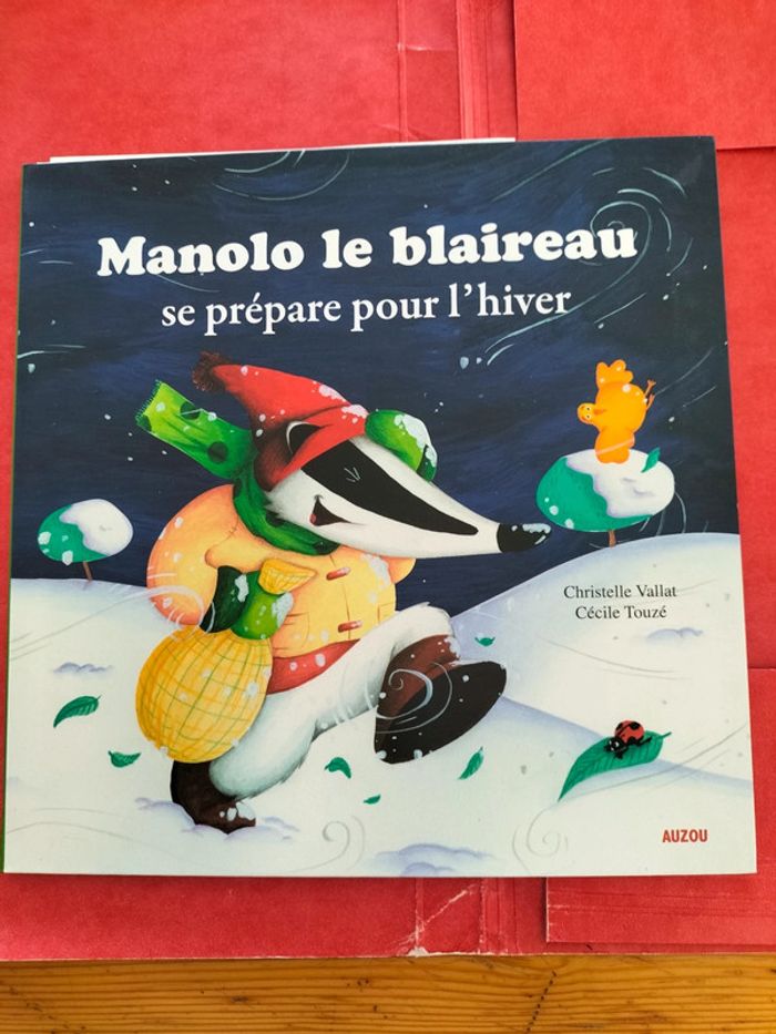 Manolo le blaireau se prépare pour l'hiver par Christelle Vallat et Cécile Touzé