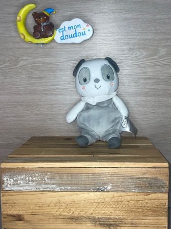 MD197 doudou panda 🐼 mots d’enfants