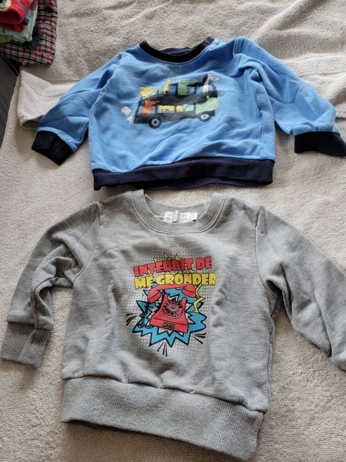 Lot de 8 pulls garçon 6 mois - photo numéro 4