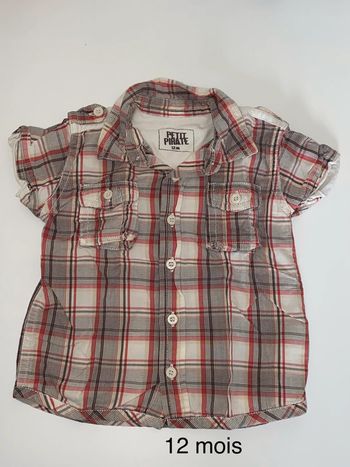 Chemise 12 mois