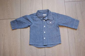 Chemise bleu. Garçon 3 mois. Marque In Extenso