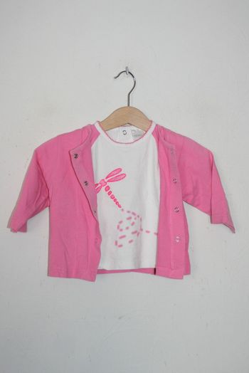 Ensemble gilet + tee-shirt 12 mois